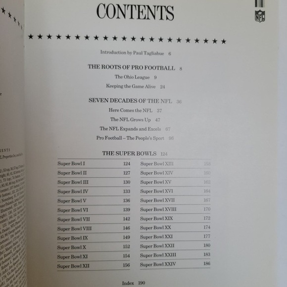 NFL Official History of Pro Football Vintage Book 1990 - Picture 4 of 7